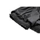 Darkinlove Women's Gothic High‑Waisted Cross Zipper Engraved Buttons Decor Pumpkin Shorts