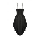 Darkinlove Women's Gothic Irregular Heart Lace Splice Slip Dress