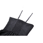 Darkinlove Women's Gothic Irregular Heart Lace Splice Slip Dress