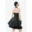 Darkinlove Women's Gothic Irregular Lace Splice Cat Ear-shaped Slip Dress