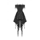 Darkinlove Women's Gothic Irregular Lace Splice Dress