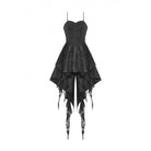 Darkinlove Women's Gothic Irregular Lace Splice Dress