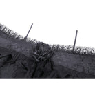 Darkinlove Women's Gothic Irregular Lace Splice Dress