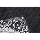 Darkinlove Women's Gothic Irregular Lace Splice Tank Top