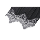 Darkinlove Women's Gothic Irregular Lace Splice Tank Top