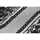 Darkinlove Women's Gothic Irregular Layered Mesh Long Skirt