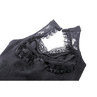 Darkinlove Women's Gothic Irregular Off Shoulder Lace Dress