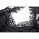 Darkinlove Women's Gothic Irregular Off Shoulder Lace Dress