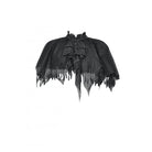 Darkinlove Women's Gothic Irregular Tassels Cape with Neckwear