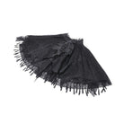 Darkinlove Women's Gothic Irregular Tassels Cape with Neckwear