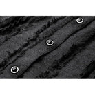 Darkinlove Women's Gothic Irregular Unedged Puff Sleeved Shirt