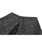 Darkinlove Women's Gothic Jacquard Layered Lace Swallowtail Skirt