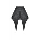 Darkinlove Women's Gothic Jacquard Layered Lace Swallowtail Skirt