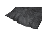 Darkinlove Women's Gothic Jacquard Rose Cutout Short Sleeve Shirt