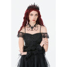 Darkinlove Women's Gothic Lace Embroidered Velvet Arm Sleeves