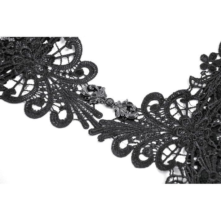 Darkinlove Women's Gothic Lace Flared Sleeved Cape