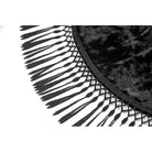 Darkinlove Women's Gothic Lace Floral Tassel Maxi Skirt