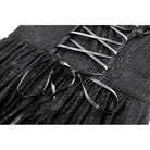 Darkinlove Women's Gothic Lace Off-Shoulder Tassels Dress