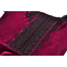 Darkinlove Women's Gothic Lace Patchwork Square-cut Collar Velvet Dress