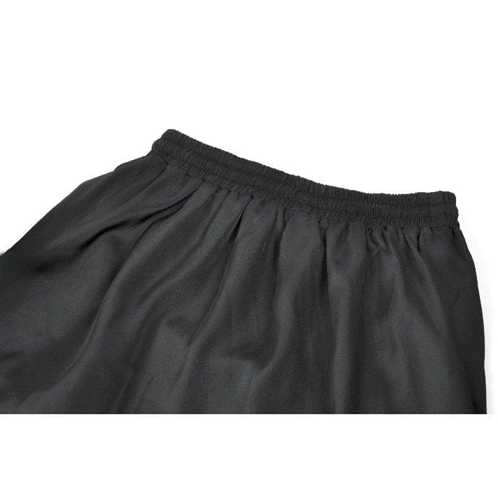 Darkinlove Women's Gothic Lace Ruched Ruffled Maxi Skirt Black-Red