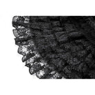 Darkinlove Women's Gothic Lace Ruffled Tail Skirt