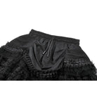 Darkinlove Women's Gothic Lace Ruffled Tail Skirt