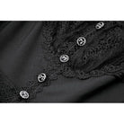 Darkinlove Women's Gothic Lace Square-cut Collar Dress