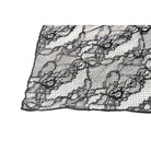 Darkinlove Women's Gothic Lace-up Mesh Splice Lace Fishtailed Skirt