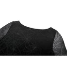 Darkinlove Women's Gothic Lace-up Spiderweb Witch Dress