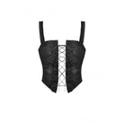 Darkinlove Women's Gothic Lacing-up Floral Jacquard Overbust Corsets