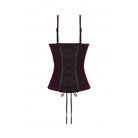 Darkinlove Women's Gothic Lacing-up Velet Tank Top