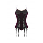 Darkinlove Women's Gothic Lacing-up Velet Tank Top