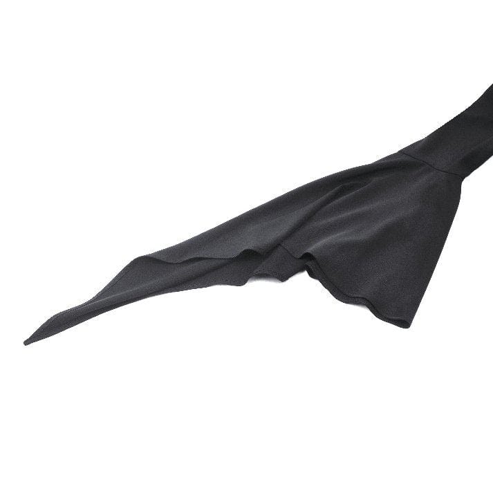 Darkinlove Women's Gothic Lapel Collar Flared Sleeved Witch Dress