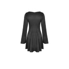 Darkinlove Women's Gothic Large Lapel Dresses With Cross