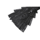 Darkinlove Women's Gothic Layered Lace Ruched Maxi Dress