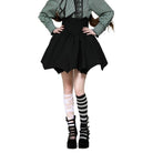 Darkinlove Women's Gothic Lolita Batwing High-waisted Short Skirt