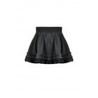 Darkinlove Women's Gothic Lolita Bowknot Waist Short Pleated Skirt