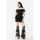 Darkinlove Women's Gothic Lolita Multilayered Lantern Shorts