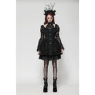 Darkinlove Women's Gothic Lolita Puff Sleeved Bubble Grad Dress