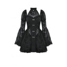 Darkinlove Women's Gothic Lolita Puff Sleeved Bubble Grad Dress