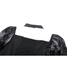 Darkinlove Women's Gothic Lolita Puff Sleeved Bubble Grad Dress