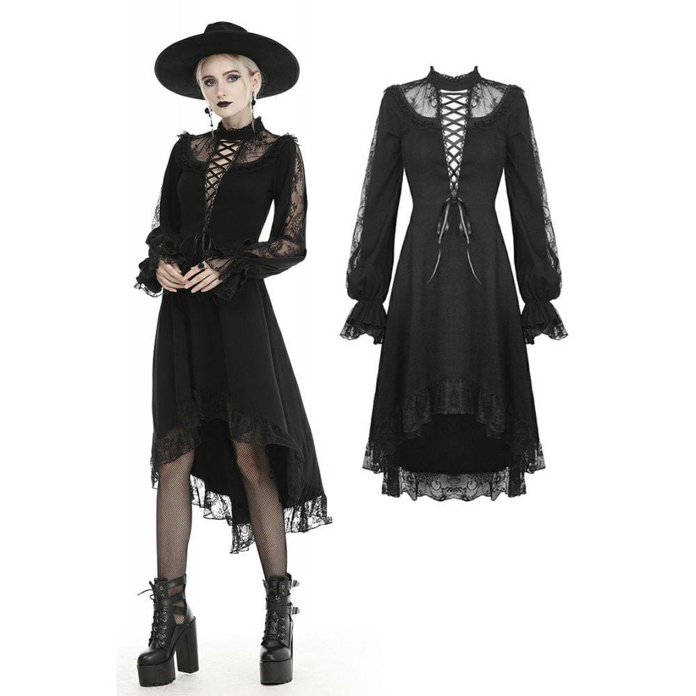 Darkinlove Women's Gothic Mesh Coaktail Dresses