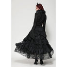 Darkinlove Women's Gothic Mesh Diamond Long Sleeved Shirt