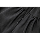 Darkinlove Women's Gothic Mesh Splice Ruffled Cutout Long Sleeve Dress