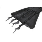 Darkinlove Women's Gothic Moon Layered Ruffled Off Shoulder Slip Dress