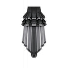Darkinlove Women's Gothic Multilayer Ruched Skirt with Mesh Tail