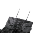 Darkinlove Women's Gothic Multilayer Ruffles Lace Velet Slip Dress