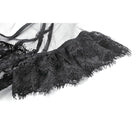 Darkinlove Women's Gothic Multilayer Sheer Mesh Dress