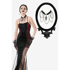 Darkinlove Women's Gothic Multilayered  Velvet Choker