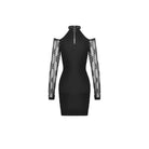 Darkinlove Women's Gothic Net Sleeve Halter Dresses